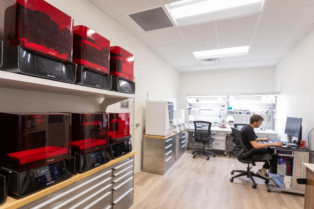 3D printers in the sullivan dental partners office, nashville tn