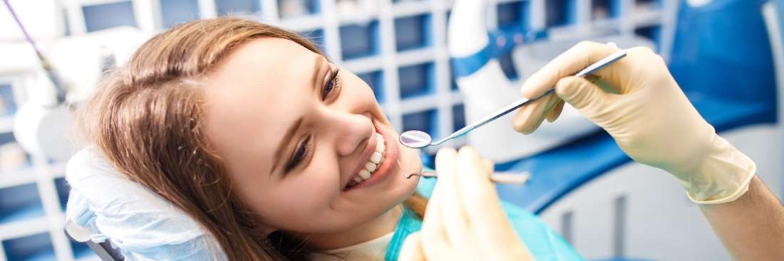 Woman smiling about to get dental work done, nashville tn