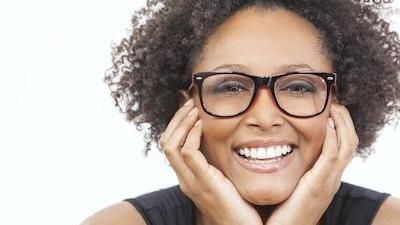 woman with dentures in brentwood tn 