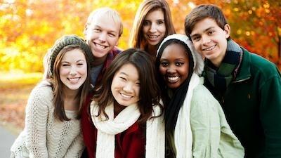 group of friends with clear aligners in brentwood tn 