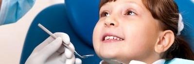 young girl during teeth cleaning in brentwood tn
