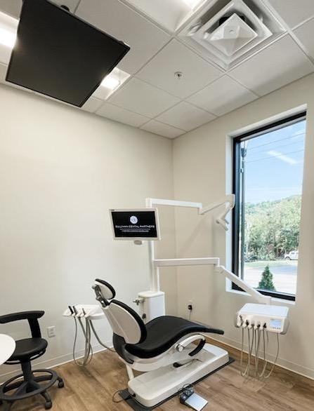 Overhead TVs at Sullivan Dental Partners